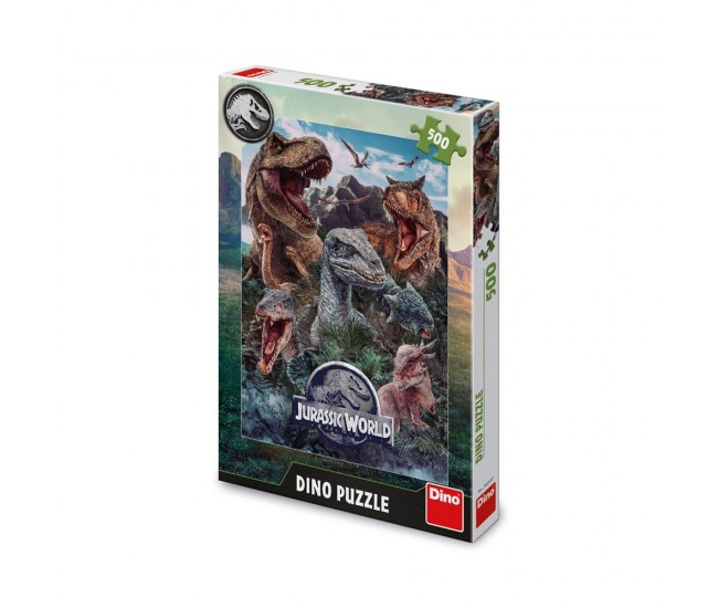 Puzzle Jurasic World, 500 piese - DINO TOYS