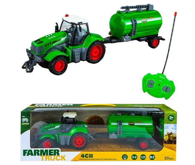 Tractor RC, cu cisterna