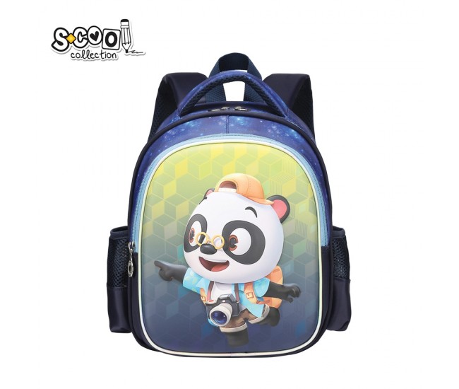 Ghiozdan 3D PANDA, 25x17x31 cm - S-COOL