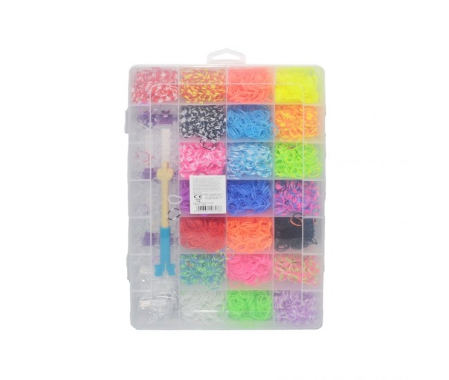 Set creativ elastice, 4200 piese/cutie