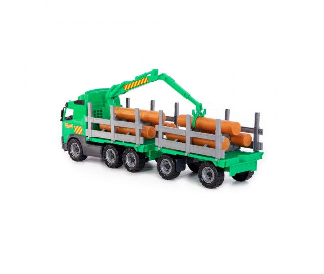 Trailer+remorca+lemne - Volvo PowerTruck, 77x19x25 cm, Wader