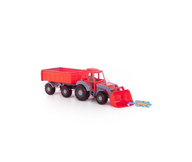 Tractor cu remorca si incarcator - Altay, 67x17x18 cm, Polesie