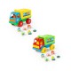 Camion educativ+forme, 26x16x17 cm, Cavallino