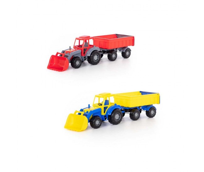 Tractor cu remorca si incarcator - Altay, 67x17x18 cm, Polesie