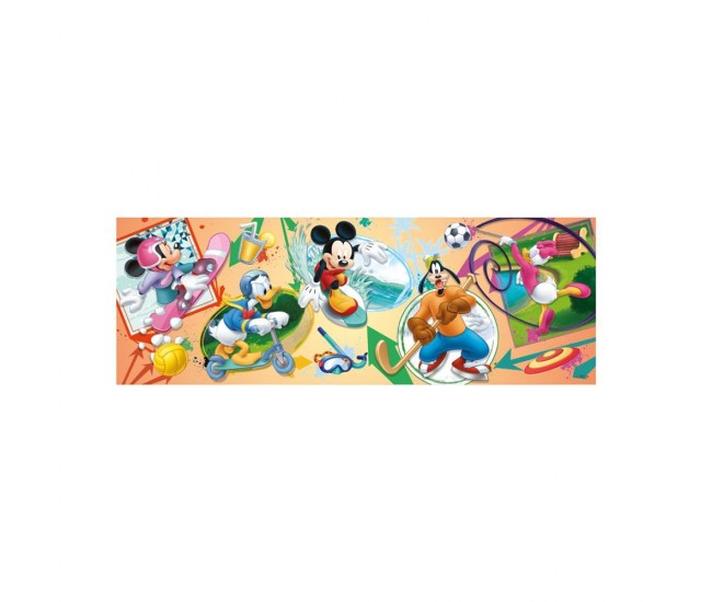 Puzzle panoramic Micky, 150 piese - DINO TOYS