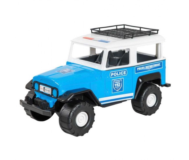 Jeep politie, 38x20.5x22.5 cm - Tigres