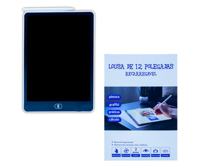 Tablita pentru scris, LCD, 12 inch, reincarcabila