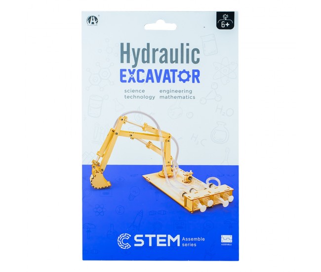 Kit stem, construieste singur - Excavator din lemn hidraulic