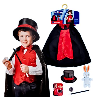 Costum Magician, cu accesorii