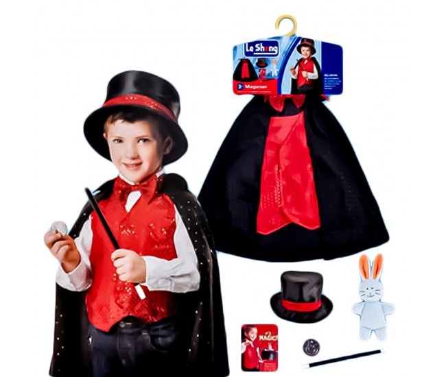 Costum Magician, cu accesorii