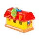 Casuta educativa + forme - My First Farm, 28x15x18cm, Polesie