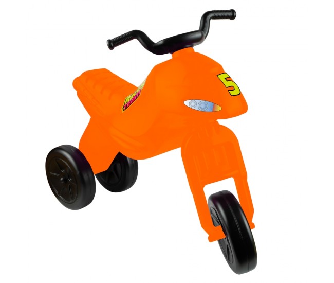 Motocicleta fara pedale, portocalie - ROBENTOYS