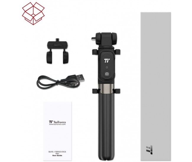 Selfie Stick Tripod TaoTronics TT-ST002, 3 in 1 cu Telecomanda Bluetooth detasabila