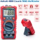 Multimetru digital AstroAI M4KOR, TRMS 4000, Ohmmetru, Voltmetru 1,5V   9V   12V, Masurare fara contact, Lanterna