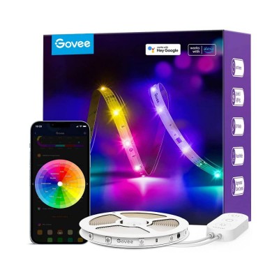 Banda LED Govee H618A RGBIC, 5m, Sincronizare Muzica, Wifi si Bluetooth, Alexa , Google Asistant