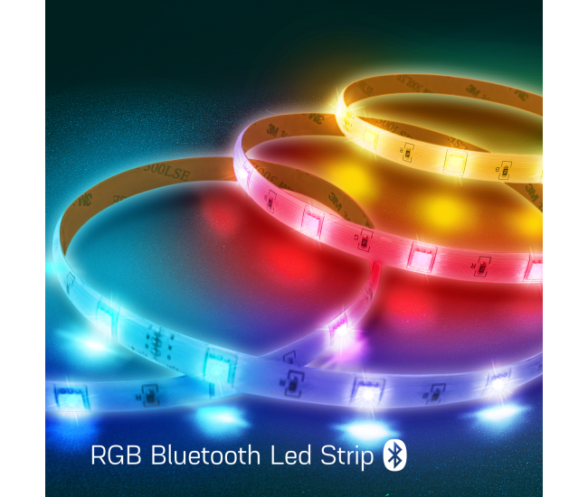 Banda LED Nous RGB F6, 5m, Bluetooth, control aplicatie