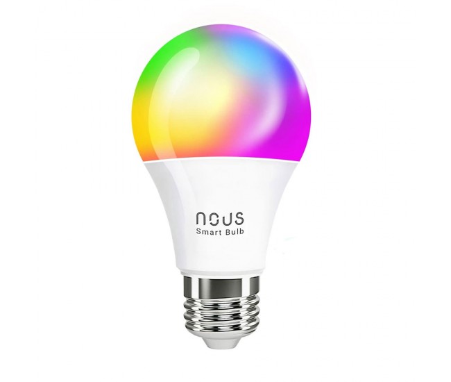 Bec LED RGB Smart NOUS P3, E27, Control din aplicatie