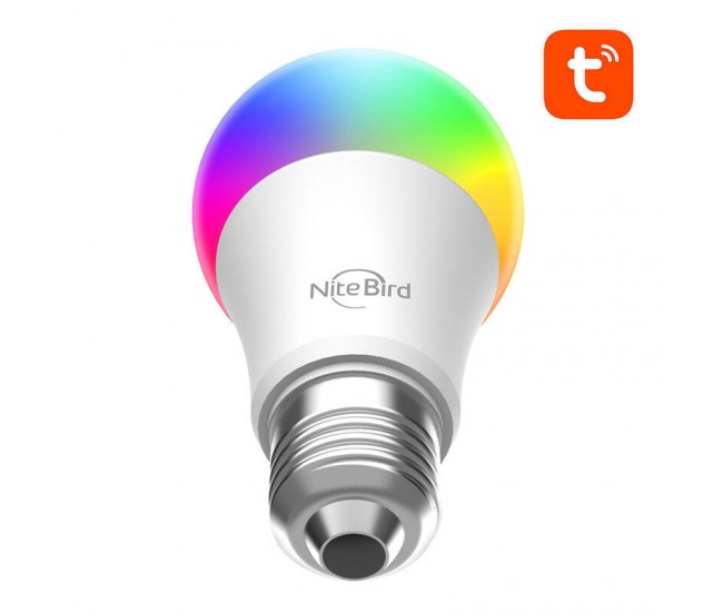 Bec LED RGB Smart Gosund WB4, RGB+CW, 9W, Control din aplicatie