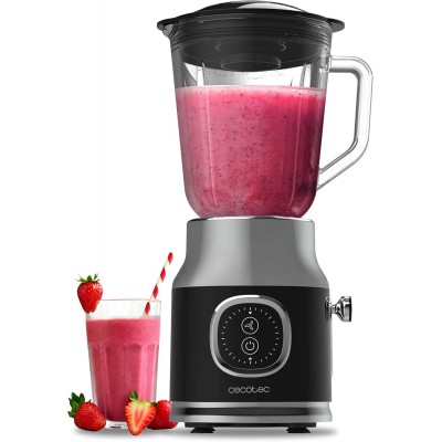 Blender Cecotec Power Black RetroTwist, 800W, Bol sticla 1L