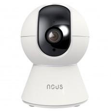 Camera de supraveghere IP WIFI NOUS W5 Smart, Interior, 2K Ultra HD, 3MP, Detectare micare, Night vison, Rotire