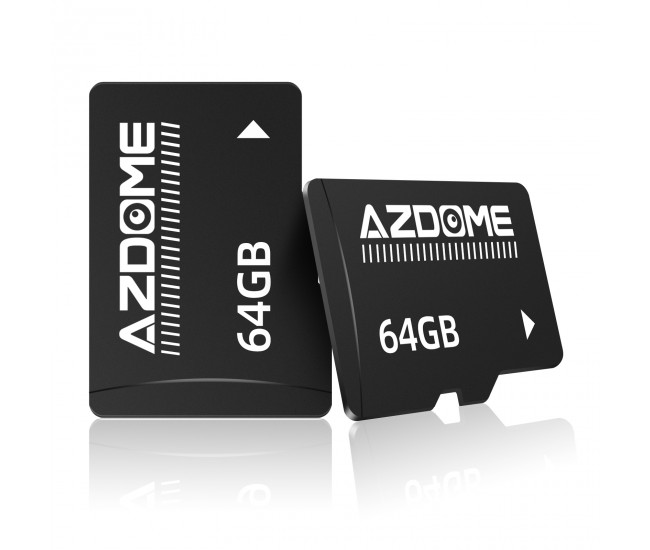 Card MicroSD AZDOME 64GB, U3, A2, V30, 90MB S