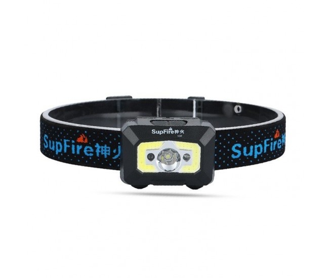 Lanterna LED pentru cap Supfire X30, USB, 500lm, 130m