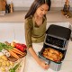 Friteuza cu aer cald fara ulei Cecotec Cecofry Supreme 8000, Air Fryer, 1800W, 8L, Control tactil, 10 Programe Presetate