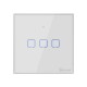 Intrerupator Smart  cu Touch WiFi + RF 433 Sonoff T2 EU TX, (3 canale)