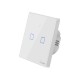 Intrerupator Smart  cu Touch WiFi + RF 433 Sonoff T2 EU TX, (2 canale)