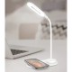 Lampa LED de birou Home DK-H12, Incarcator wireless, 3 moduri, control touch, USB-C, 6W