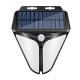 Lampa solara de perete Superfire FF11-F, 6W LED, 280LM, 3 moduri, 1500mAh, incarcare solara si senzor de miscare