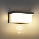 Lampa solara LED cu senzor de miscare Rovo CD917, 3 ,moduri, lumina alba, IP65