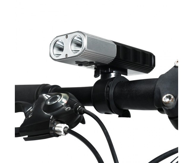 Lanterna LED pentru bicicleta Supfire BL06, 550 lumeni, 200m, acumulator 4000 mAh, USB