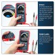 Multimetru digital AstroAI MUS10KRD, 10000 Counts, Smart Auto, TRMS Auto-Ranging, Display Color, Masurare continuitate, Temperatura,  Geanta transport