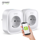 Set 2 prize inteligente WiFi Gosund SP112, 16A, 2X USB,Tuya, Monitorizare consum energie