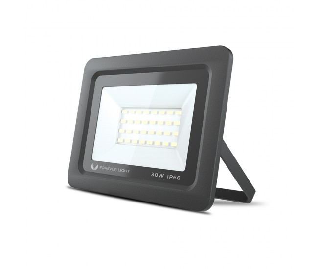 Proiector LED Forever Light PROXIM II 30W, 2400 lm, 32 Leduri, lumina alb rece 6000K