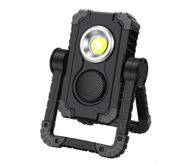 Proiector LED portabil SuperFire G11, Boxa Bluetooth, 12W, 1000lm, reincarcabil, COB, Acumulator 4400mAh