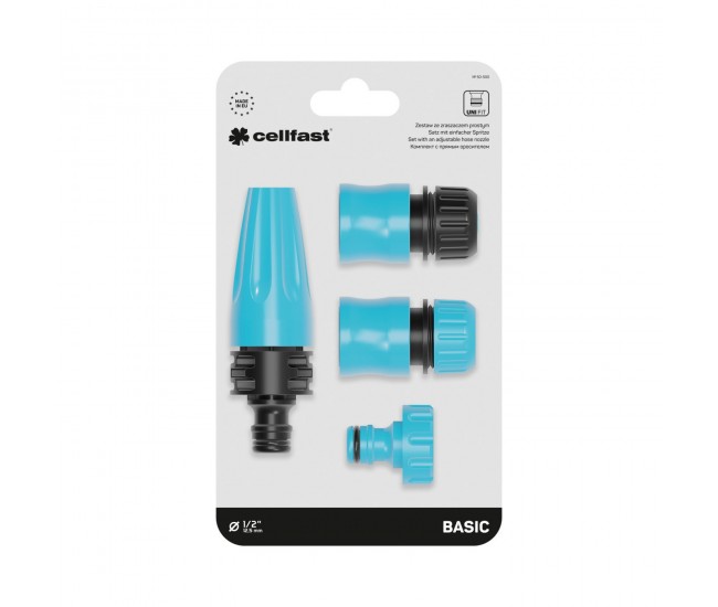 Set duza reglabila Cellfast BASIC, conector 1 2   - 5 8