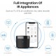 Telecomanda universala inteligenta BroadLink RM4 Mini, control IR, Wireless, 4G, compatibil Android iOS, Alexa Google Assistant, pentru aer conditionat, televizor, sistem audio - Resigilat