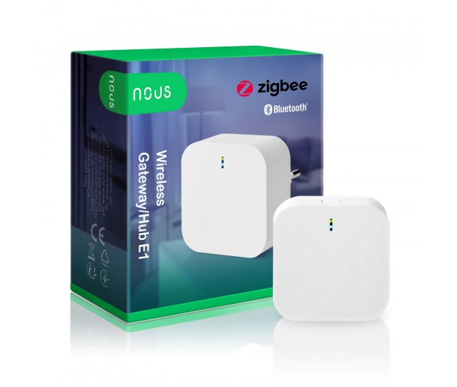 Hub inteligent de tip Gateway Nous E1, WiFi, ZigBee