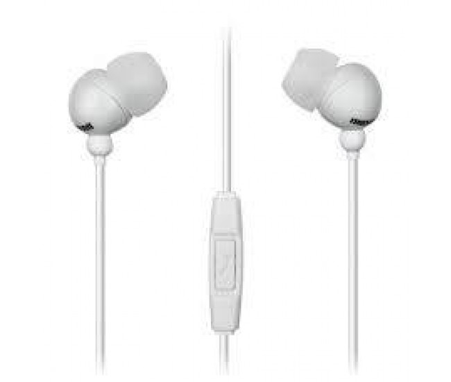 Casca in ureche cu Jack 3.5 mm alb cu microfon Plugz Maxell