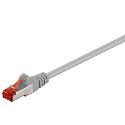 Cablu retea CAT6e SFTP 5m PiMPF 2x RJ45 cupru ecranat gri Goobay