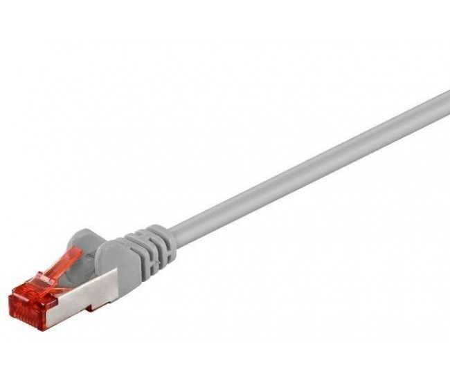 Cablu retea CAT6e SFTP 5m PiMPF 2x RJ45 cupru ecranat gri Goobay