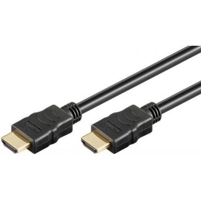 Cablu HDMI2.0 5m cu ethernet 4K Ultra HD 2160p 60Hz OFC 19p tata - HDMI 19p tata aurit Well