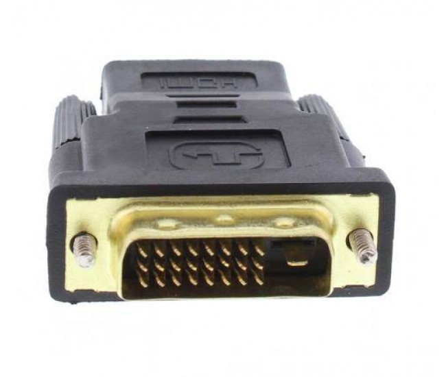 Adaptor HDMI 19 pini mama - DVI-D 24+1 pini tata aurit Well