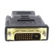 Adaptor HDMI 19 pini mama - DVI-D 24+1 pini tata aurit Well