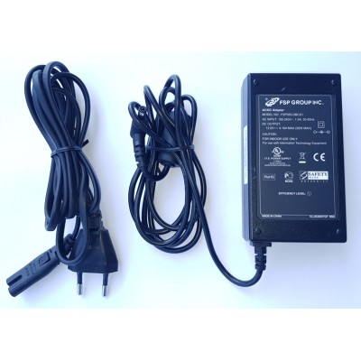 Alimentator AC/DC 100-240V - 12V 4.16A 50W cu conector 5.5x2.5 mm negru