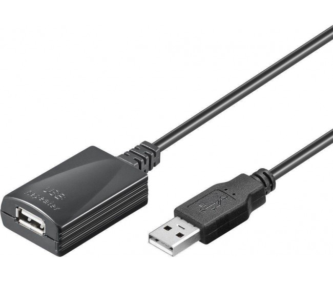 Cablu prelungitor activ USB 5m extensibil 20m Goobay