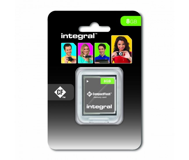 CF Compact Flash Memory Card 8GB Integral