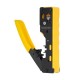 Cleste sertizare PASS-THROUGH RJ45 Cat.5 Cat.6 Cat.7 8 pini si RJ12 6 pini REBEL RB-1006